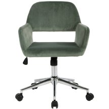 Кресло офисное Stool Group Ross велюр оливковый