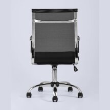 Компьютерное кресло TopChairs TopChairs Clerk офисное черное в обивке из экокожи, механизм качания Top Gun