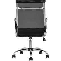 Компьютерное кресло TopChairs TopChairs Clerk офисное черное в обивке из экокожи, механизм качания Top Gun