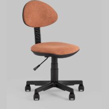 Компьютерное кресло Stool Group детское УМКА геометрия терракотовый обивка ткань крестовина пластик механизм регулировки высоты