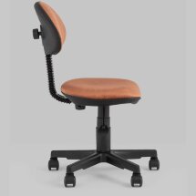 Компьютерное кресло Stool Group детское УМКА геометрия терракотовый обивка ткань крестовина пластик механизм регулировки высоты