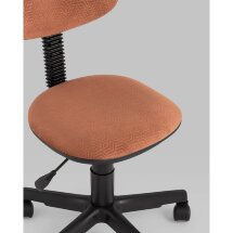 Компьютерное кресло Stool Group детское УМКА геометрия терракотовый обивка ткань крестовина пластик механизм регулировки высоты
