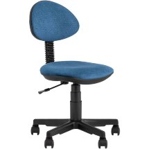 Компьютерное кресло Stool Group детское УМКА геометрия синий обивка ткань крестовина пластик механизм регулировки высоты
