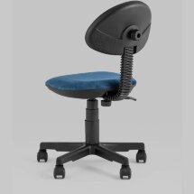 Компьютерное кресло Stool Group детское УМКА геометрия синий обивка ткань крестовина пластик механизм регулировки высоты