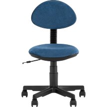 Компьютерное кресло Stool Group детское УМКА геометрия синий обивка ткань крестовина пластик механизм регулировки высоты