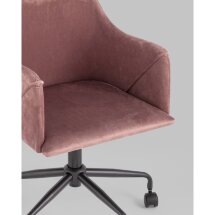 Стул офисный Stool Group Jamal розовый обивка велюр