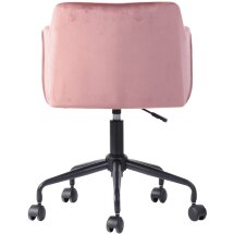 Стул офисный Stool Group Jamal розовый обивка велюр