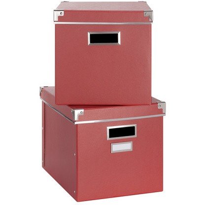 A57005033 Комплект коробок для хранения из 2-х штук Storage Organizer Ashley Красный