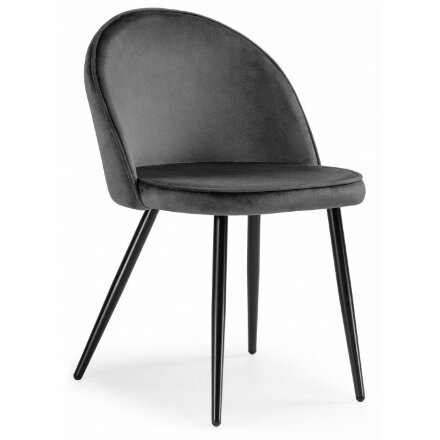 Стул на металлокаркасе Dodo dark gray 