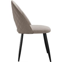Стул DikLine 217 B03 BEIGE, ножки черные