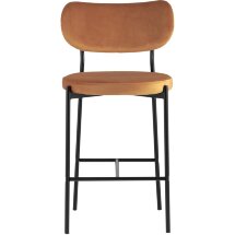 Cтул полубарный Stool Group Барбара NEW велюр терракотовый