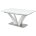 Стол FREYA 160 WHITE GLASS белый глянец М-City 