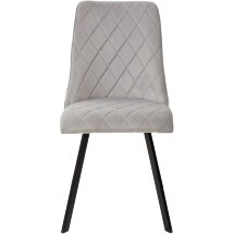 Стул TYCOON BLUVEL-03 LIGHT GREY, велюр М-City