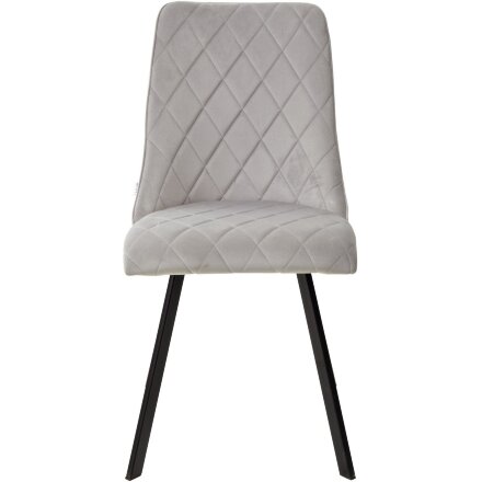 Стул TYCOON BLUVEL-03 LIGHT GREY, велюр М-City 