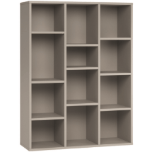 4015459 Шкаф библиотечный низкий Simple By Vox серый