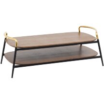 Журнальный столик Stool Group Нолан 120*60 темное дерево