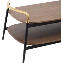 Журнальный столик Stool Group Нолан 120*60 темное дерево