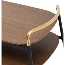 Журнальный столик Stool Group Нолан 120*60 темное дерево