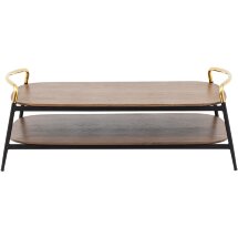 Журнальный столик Stool Group Нолан 120*60 темное дерево