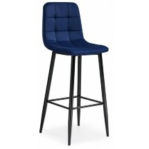Барный стул Chio dark blue / black
