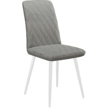 Стул DikLine 205 B22 GREY /ножки белые