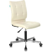 Компьютерное кресло Stool Group Бюрократ CH-330M/BEIGE без подлокотников бежевый обивка экокожа крестовина металл