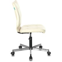 Компьютерное кресло Stool Group Бюрократ CH-330M/BEIGE без подлокотников бежевый обивка экокожа крестовина металл
