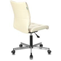 Компьютерное кресло Stool Group Бюрократ CH-330M/BEIGE без подлокотников бежевый обивка экокожа крестовина металл