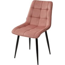 Стул CHIC BLUVEL-52 розовый / черный каркас М-City