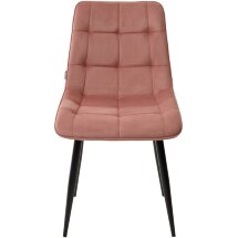 Стул CHIC BLUVEL-52 розовый / черный каркас М-City