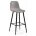 Барный стул Capri light gray / black 