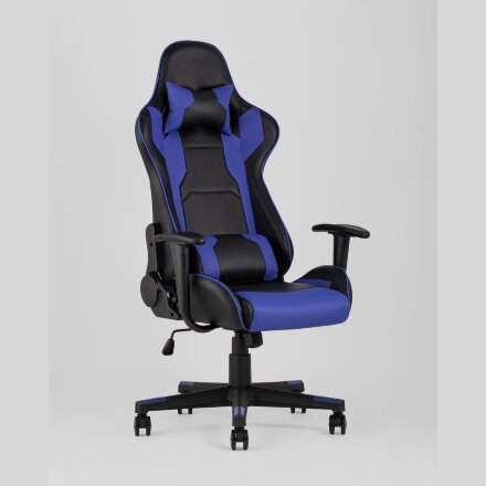 Кресло игровое TopChairs Diablo синее 