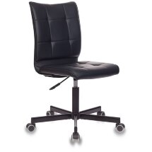 Компьютерное кресло Stool Group Бюрократ CH-330M/BLACK без подлокотников черный обивка экокожа крестовина металл