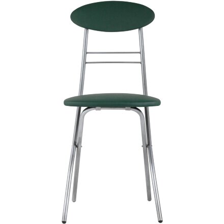 Стул складной Stool Group М8-01 Компакт зеленый металлический каркас, обивка экокожа 