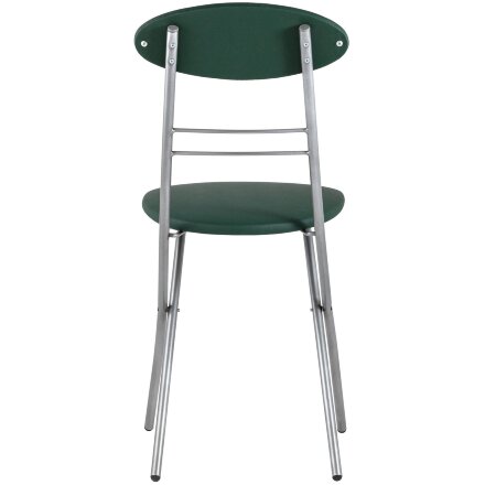 Стул складной Stool Group М8-01 Компакт зеленый металлический каркас, обивка экокожа 