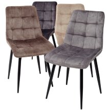 Стул CHIC PK6015-01 (VBP201) античный графит, велюр М-City