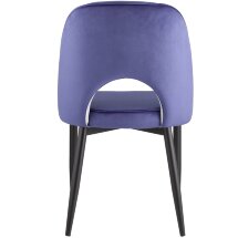 Стул Stool Group Молли королевский синий, обивка мебельный велюр
