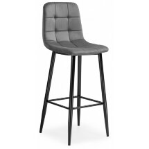 Барный стул Chio dark gray / black