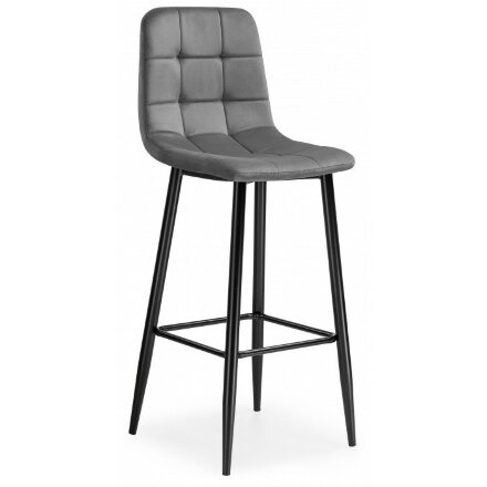 Барный стул Chio dark gray / black 