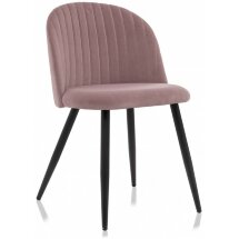 Стул на металлокаркасе Gabi 1 light purple / black