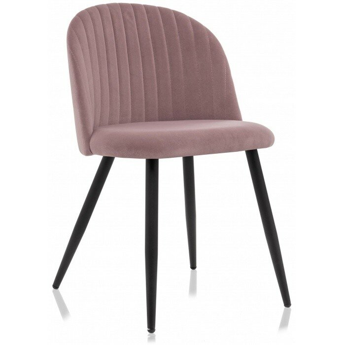 Стул на металлокаркасе Gabi 1 light purple / black Стул на металлокаркасе Gabi 1 light purple / black