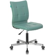 Компьютерное кресло Stool Group Бюрократ CH-330M/GREY без подлокотников серо-голубой Lincoln 212 обивка экокожа крест
