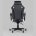 Кресло игровое TopChairs Virage черно-белое 