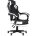 Кресло игровое TopChairs Virage черно-белое 