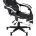 Кресло игровое TopChairs Virage черно-белое 