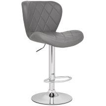 Барный стул Мебель Китая Porch gray / chrome
