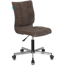 Компьютерное кресло Stool Group Бюрократ CH-330M/LT-10 без подлокотников темно-коричневый обивка велюр крестовина металл