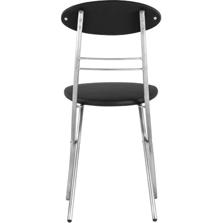 Стул складной Stool Group М8-01 Компакт черный металлический каркас, обивка экокожа 