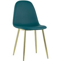 Стул Stool Group Валенсия экокожа зеленая золотые ножки