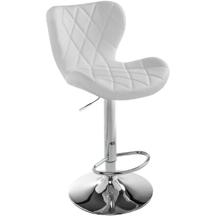 Барный стул Мебель Китая Porch white / chrome